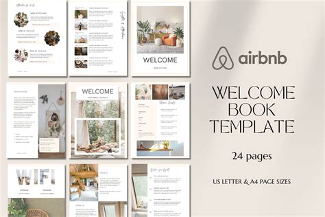 Airbnb Welcome Book Template | Magazine Templates ~ Creative Market