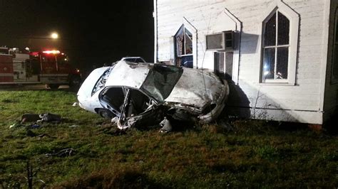 Woman Ejected In Rollover Wreck Goes Through Church Window Suffers