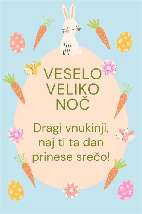 Najboljše Brezplačna Natisljiva Velika Noč Za Vnukinjo Voščilo za