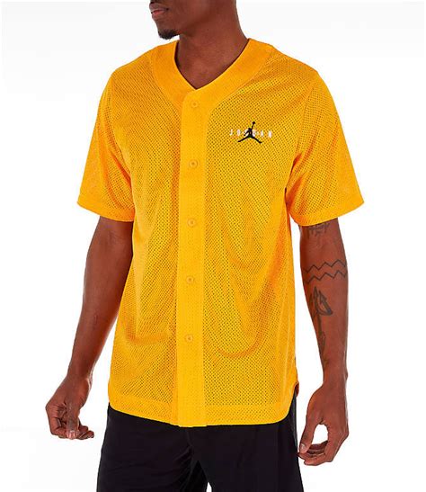 Air Jordan 14 Yellow Ferrari Mesh Jersey | SneakerFits.com