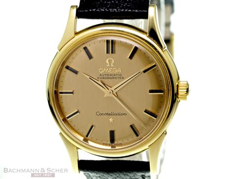 Omega Vintage Constellation Chronometer Ref K Yellow Gold Bj