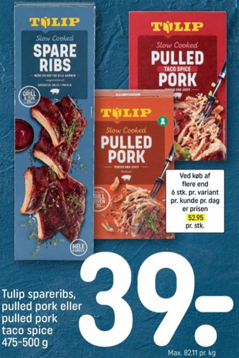 Tulip Pulled Pork Rema 1000 Oktober 2023 Alle Tilbudsavis