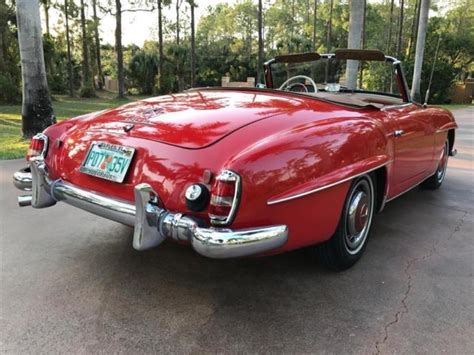 1961 Mercedes Benz 190SL Roadster 4 Speed Manual 2 Door Convertible For