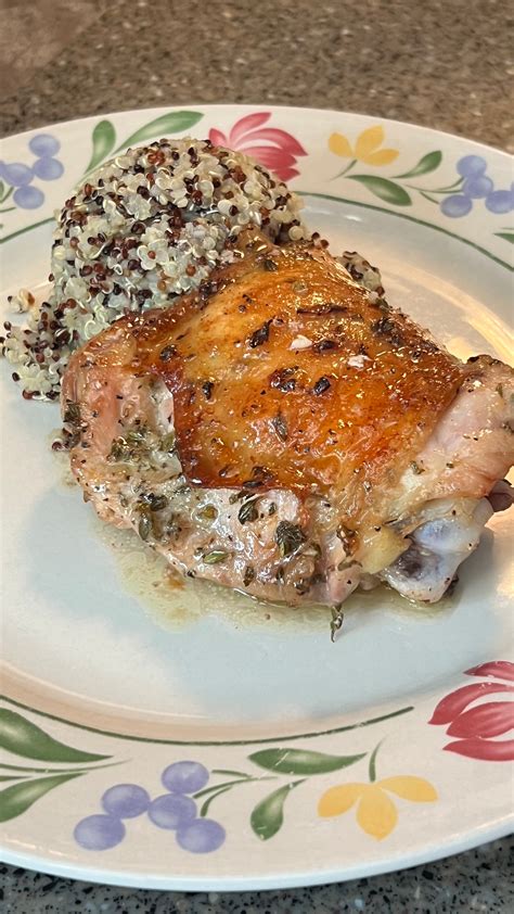 Lemon Herb Roasted Chicken Thighs Chef Andrea Goodies