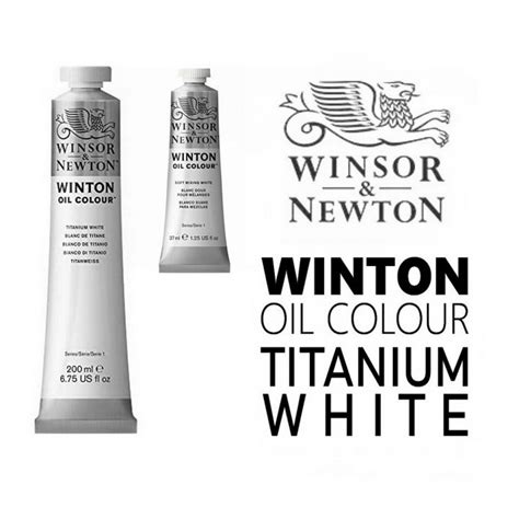 Winsor And Newton WINTON OIL Color TITANIUM WHITE Available In 37ml Or