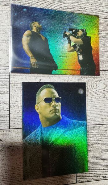 Free 2 Dwayne Johnson Cards The Rock Xxoo Sports Trading Cards