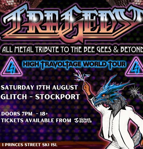 Tragedy All Metal Tribute To The Bee Gees And Beyond At Glitch Event