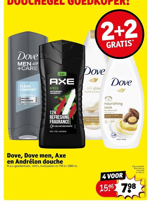 Dove Dove Men Axe En Andrelon Douche 1000 Ml 2 2 Gratis 4 Voor