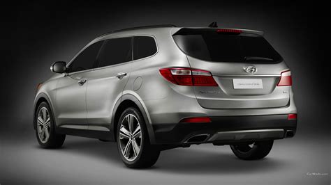 Silver Suv Hyundai Santa Fe Hyundai Silver Cars Car Hd Wallpaper