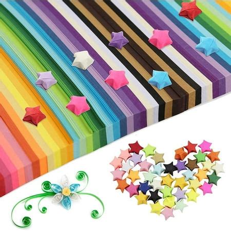 Origami Stars Papers, 1350 Sheets Children's Lucky Star Origami Strips ...