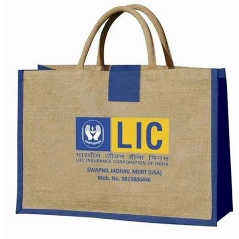 Brown Base Printed Lic Laminated Jute Bag Size X X Inch Lxwxh