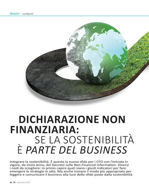 PDF DICHIARAZIONE NON FINANZIARIA SE LA SOSTENIBILITÀ È il