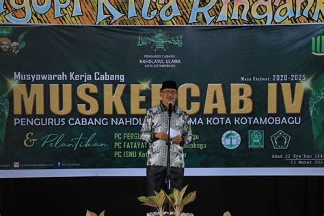 Pj Wali Kota Kotamobagu Buka Musyawarah Kerja Cabang Iv Pengurus