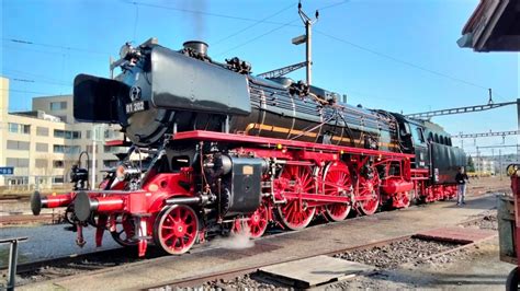 BR 01 202 bei ihren letzten Fahrten vor der Kessel Revision - YouTube
