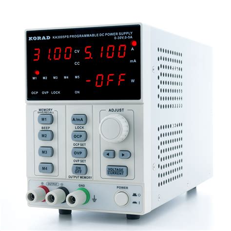 Korad KA3005PS labvoeding