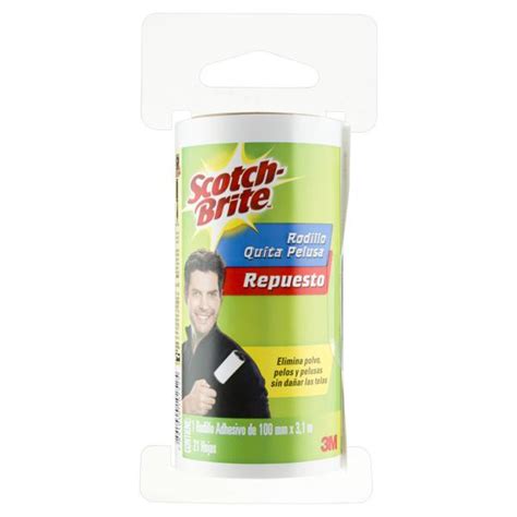 Rolo Adesivo Tira Pelos Scotch Brite Mm X M Refil Super Jos