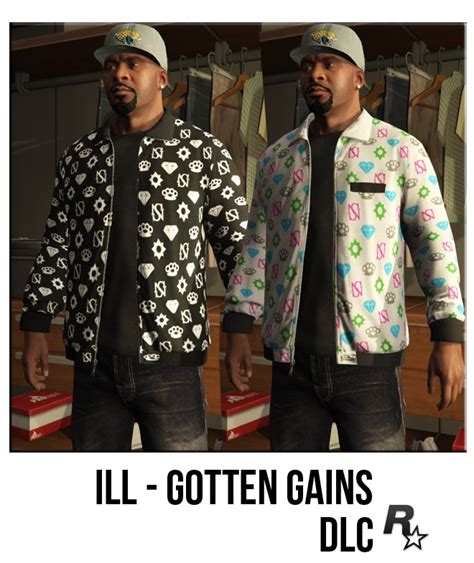 Ill Gotten Gains DLC Jacket Skins Modèles Téléchargements GTA 5