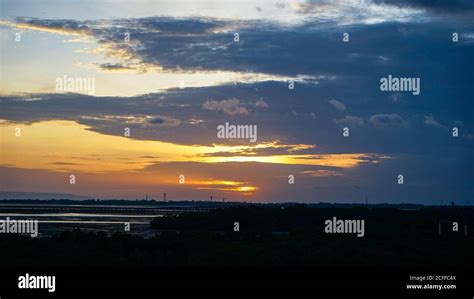 Beautiful natural scenery of sunrise sky Stock Photo - Alamy