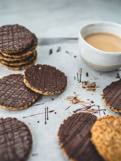 Diy Chocolate Hobnob Biscuits Top With Cinnamon Recipe Chocolate Hobnobs Hobnob Biscuits