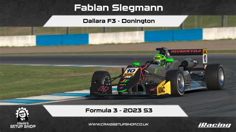 Iracing S Dallara F Formula Donington Fs Youtube