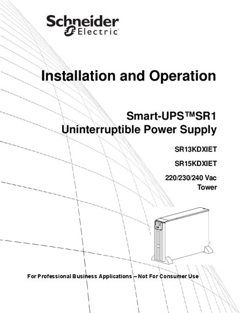 APC Smart-UPS 1500VA User Manual | Installation & Operation Guide