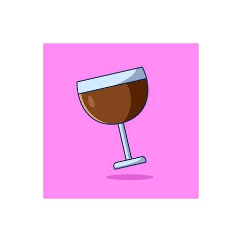 Icono De Copa De Vino Ilustraci N Vectorial Vector Premium