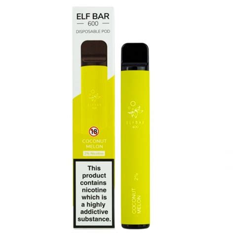 Cheap Elf Bar 600 Coconut Melon Disposable Vape