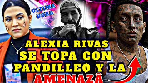 Bombazo Alexia Rivas Se Topa Con Pandillero Y La Amenazâ Nayib Bukele