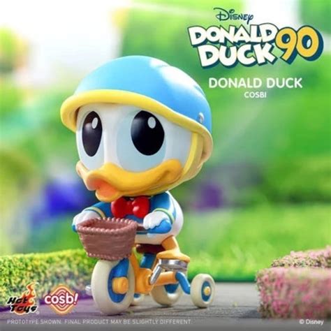 Jual Cosbi Donald Duck 90th Disney Cosbaby Mini Figure Blind Box Hot Toys BB Bicycle Gowes