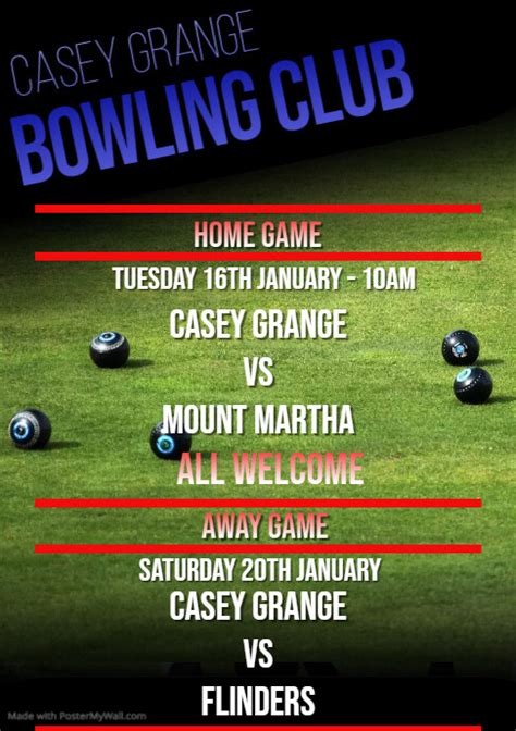 Lawn Bowls Postermywall