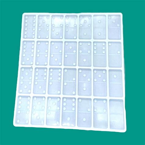 Standard Original Domino Silicone Mold For Epoxy Resin Art Resin Rockers