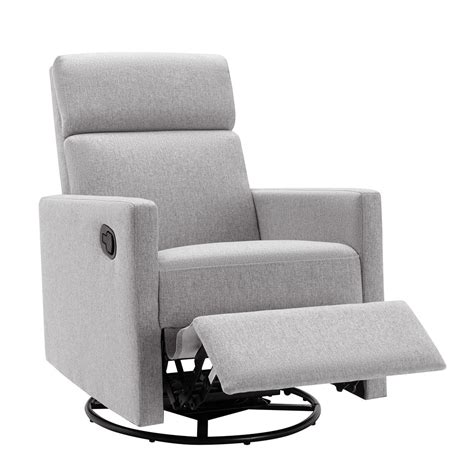 Latitude Run Daleysi Modern Swivel Upholstered Recliner Chair With