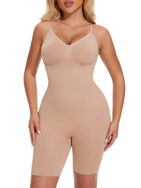 Kiwi Rata Shapewear For Women Tummy Control Bodysuit Seamless