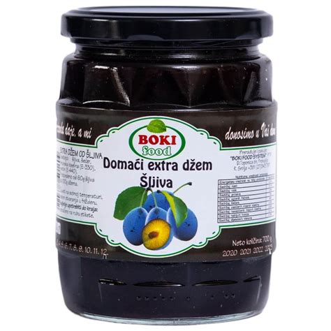 Džem Od šljive 700 Gr Domaća Zimnica Boki Food