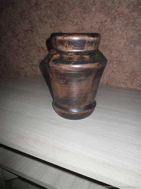 Ваза из дерева в интернет-магазине на Ярмарке Мастеров | Вазы, Москва ...