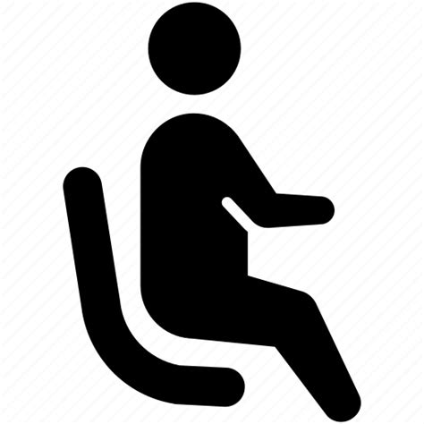 Patient Sitting Waiting Waiting Room Icon