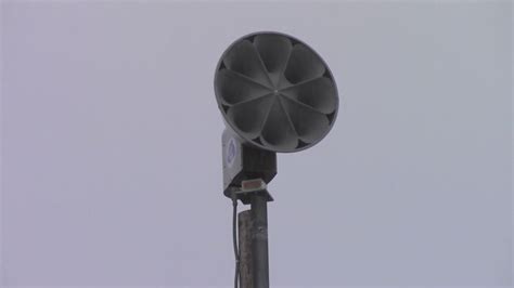 ASC T 128 AC DC Siren Test Downtown Seneca IL 1 3 17 YouTube