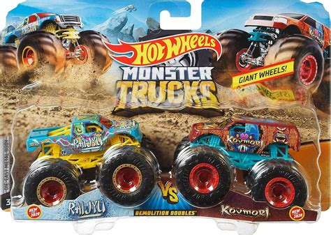 Mattel Hot Wheels Monster Trucks Raijyu VS Koumori Skroutz Gr