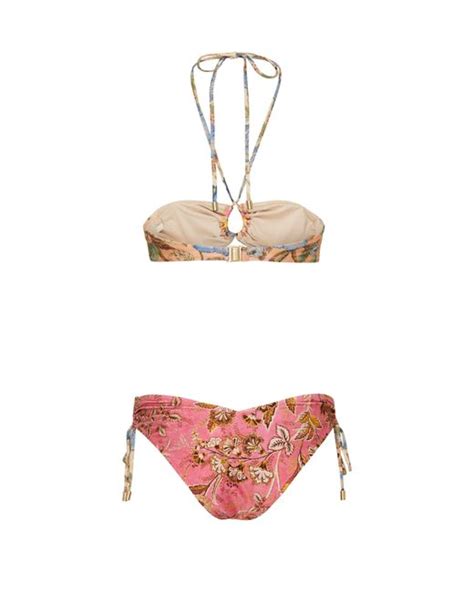 Zimmermann Junie Bikini In White Lyst