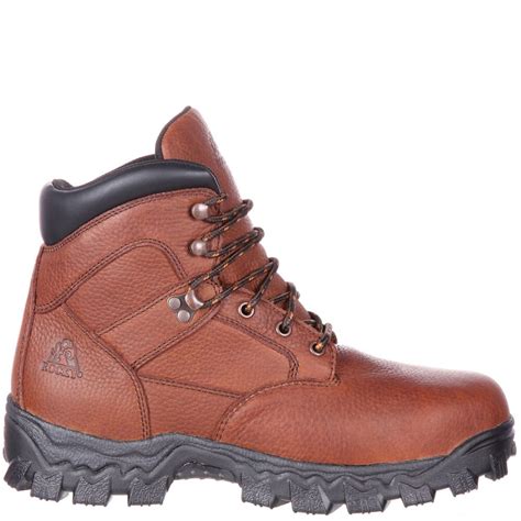 Rocky Men S Alpha Force Pr Wp Safety Boots Brown Elliottsboots