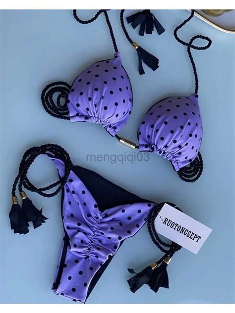 Maillots De Bain Pour Femmes 2023 Été Sexy Micro Bikini Ensemble Push