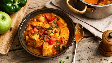 Gulasch Aus Kartoffeln Und Paprika