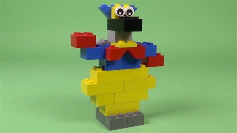 Lego Duck Clown 001 Building Instructions Make And Create 3600 How To Youtube