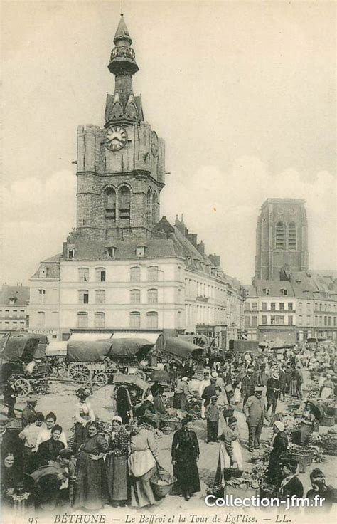 Cpa France B Thune Le Beffroi Et La Tour De L Eglise Pas De