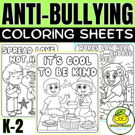 Bully Prevention Month Coloring Pages 15 Anti Bullying Coloring