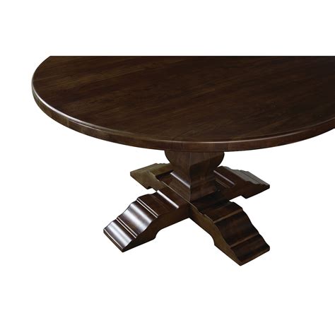 Bassett Benchmade 4021 6060t Customizable Solid Wood 60 Dining Table With Pedestal Base