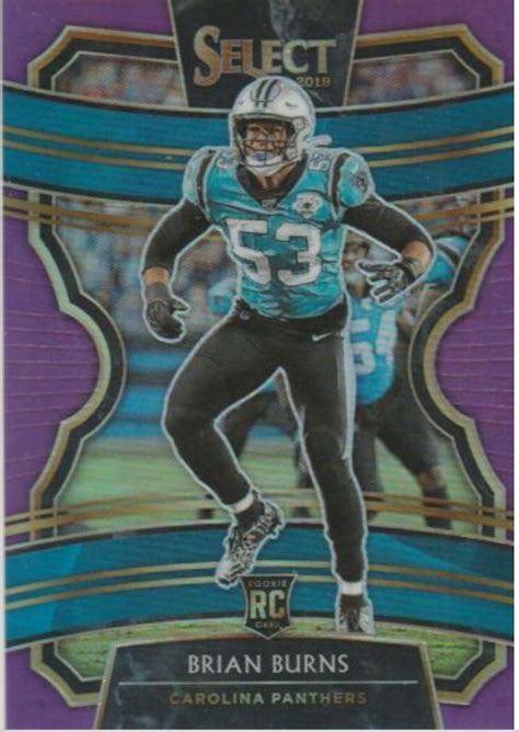 Future Watch: Brian Burns Rookie Football Cards, Panthers