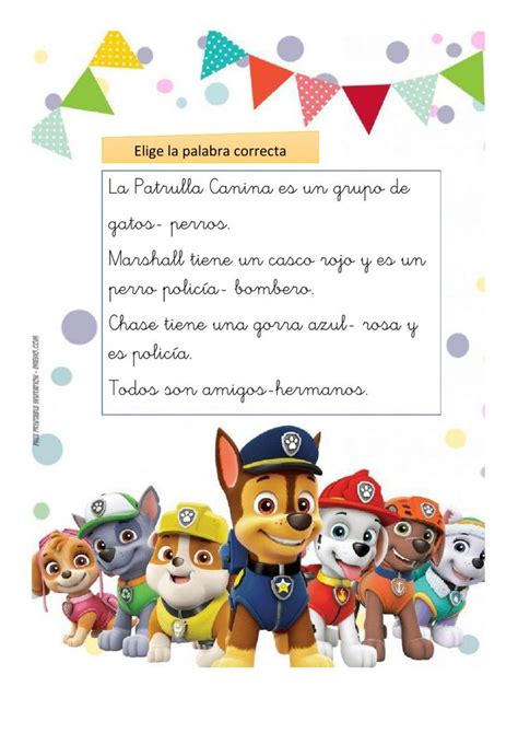 Patrulla Canina Interactive Worksheet Interactive Save Worksheets