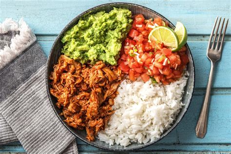 Mexican Chicken Bowl With Guacamole Recipe Hellofresh