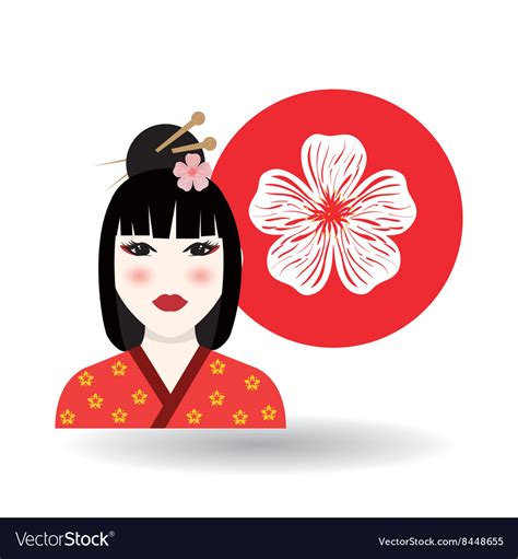 Chinese culture design over white background Vector Image